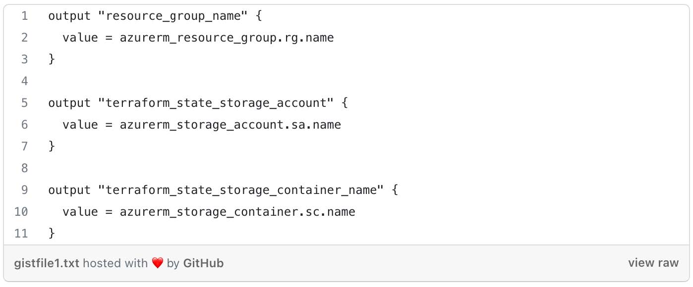 Terraform Remote State With Azure Storage Keyva